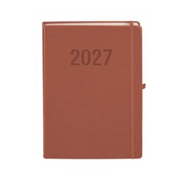 Kalendarz książkowy (terminarz) 2027 MEMOFIX dziennyy A4 Antra (mocha mouse)