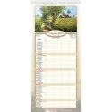 Kalendarz ścienny notatnikowy 2027 IMPRESJE POLSKIE 220mm x 490mm Lucrum (WN01)