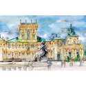 Kalendarz ścienny notatnikowy 2027 aKWARELE Z POLSKI 220mm x 490mm Lucrum (WN04)