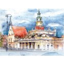 Kalendarz ścienny notatnikowy 2027 aKWARELE Z POLSKI 220mm x 490mm Lucrum (WN04)