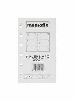 Wkład do organizera kalendarz A6 2027 [mm:] 105x148 Antra (TDW)