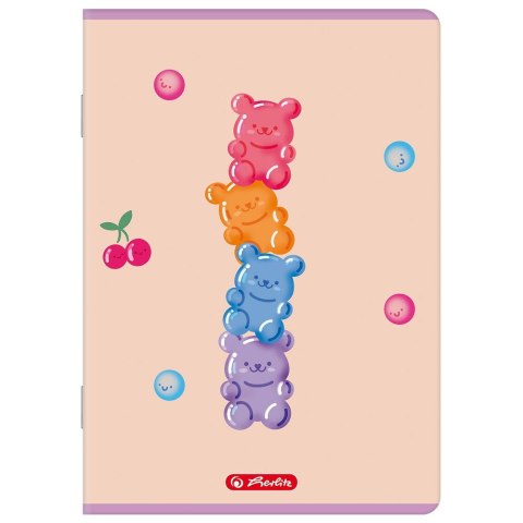 Zeszyt A5 Jelly 32k. 70g kratka Herlitz (400206378)