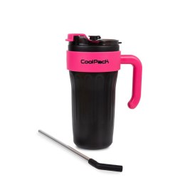 Bidon Cool Pack kUBEK TERMICZNY Pink black 860ml Patio (Z28111)