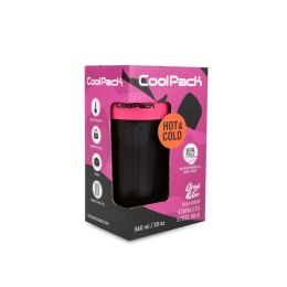Bidon Cool Pack kUBEK TERMICZNY Pink black 860ml Patio (Z28111)