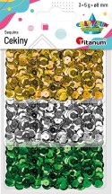 Cekiny Craft-Fun Series mix 5g Titanum (BEF-005)