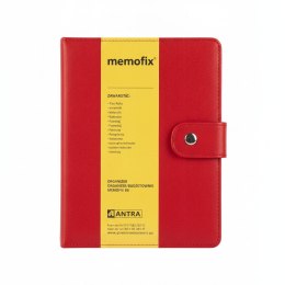 Organizer B6 MEMOFIX B6 czerwony Antra (NABUK)