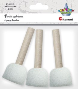 Pędzel Craft-Fun Series gąbka do malowania 3cm nr 3 Titanum