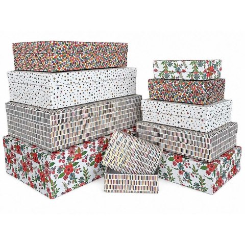 Pudełko na prezent Rozette (PUG-26003-PR-HS set 10 pcs)