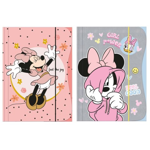 Teczka kartonowa na gumkę Minnie Mouse Kids na gumkę A4 mix 270g [mm:] 234x317 Beniamin