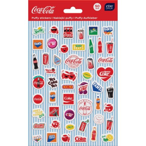 Naklejka (nalepka) PUFFY COCA COLA Interdruk