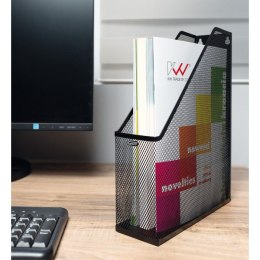 Pojemnik na dokumenty pionowy A4 czarny metal Grand (GR-053)