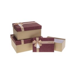 Pudełko na prezent Rozette (PUG-25166-PR set 3 pcs)