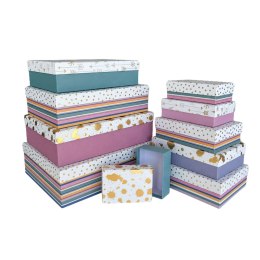 Pudełko na prezent Rozette (PUG-26006-PR-HS set 10 pcs)