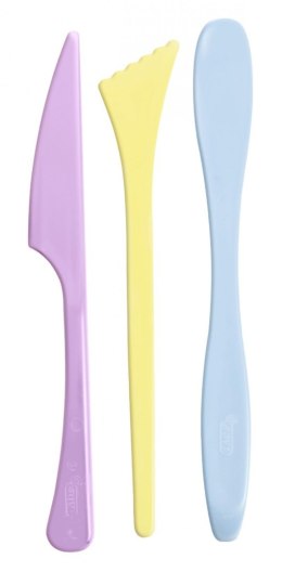 Szpachelka modelarska 3 szt pastelowe Jovi (JO-9P)