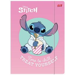 Teczka kartonowa na gumkę Stitch A4 różnokolorowy 300g Unipap