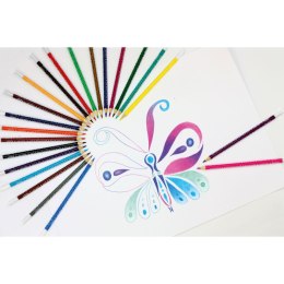 Kredki ołówkowe Fiorello Super Soft 12 kolorów + 2 gratis (170-1374)