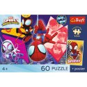 Puzzle Spidey Premium Plus Kids Niesamowita przygoda Trefl (17429)