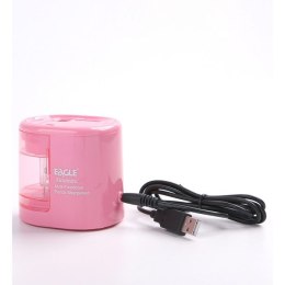 Temperówka elektryczna różowa na baterie różowa Eagle (EG-5161USB)