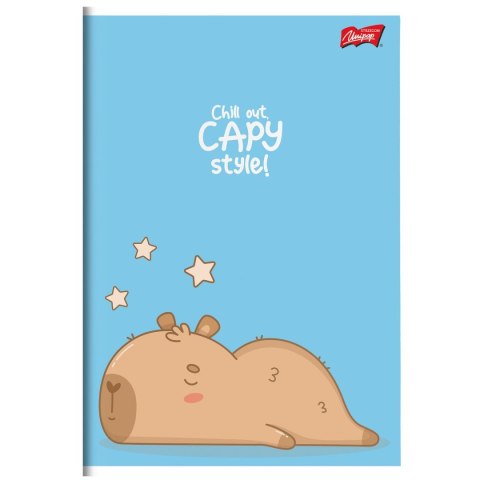 Zeszyt A5 Capy Style 16k. 70g krata Unipap