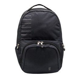 Plecak BLACK MELANGE 2KOMORY St.Right (BP-35)