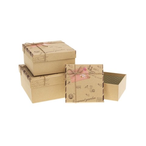 Pudełko na prezent Rozette (PUG-25178-KW set 3)