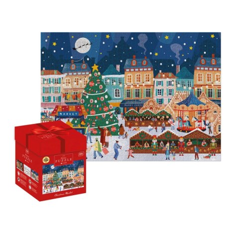 Puzzle CHRISTMAS market Interdruk