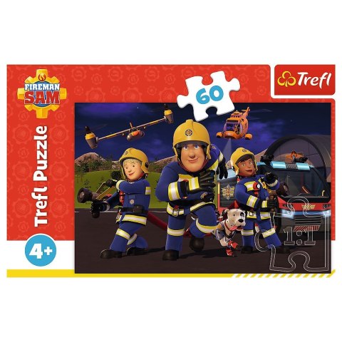 Puzzle Fireman Sam Bohater w mundurze Trefl (17413)