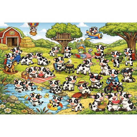 Puzzle Trefliki Świat krówek Trefl (16584)