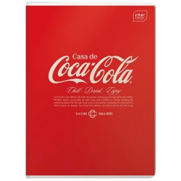 Zeszyt A5 COCA COLA SOFT TOUCH 60k. 70g krata Interdruk