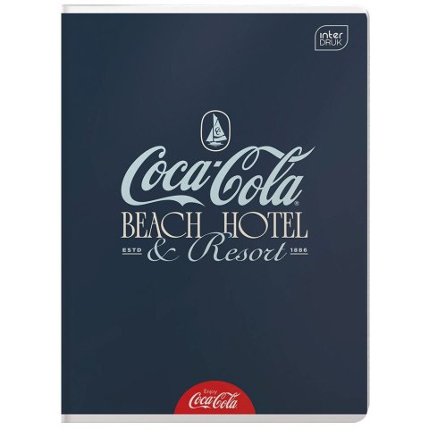 Zeszyt A5 COCA COLA SOFT TOUCH 60k. 70g krata Interdruk