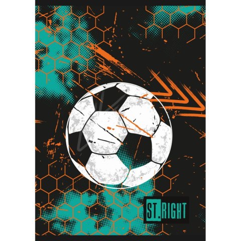 Zeszyt A5 FOOTBALL ENERGY 32k. 70g linia podwójna kolorowa Unipap