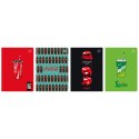 Zeszyt A5 HYBRID COCA COLA 32k. 70g linia kolor Interdruk (ZE60KFG)