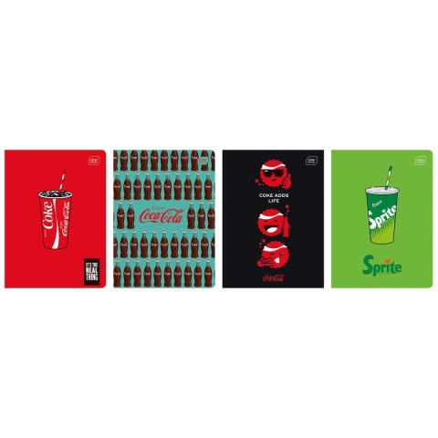 Zeszyt A5 HYBRID COCA COLA 32k. 70g linia kolor Interdruk (ZE60KFG)