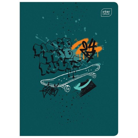 Zeszyt A5 UV+ MAT 32k. 70g linia kolor Interdruk