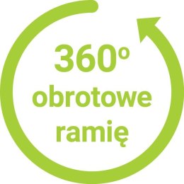 Zszywacz obrotowy 9629 czarny 12k. metalowo-plastikowy Eagle (110-1710)