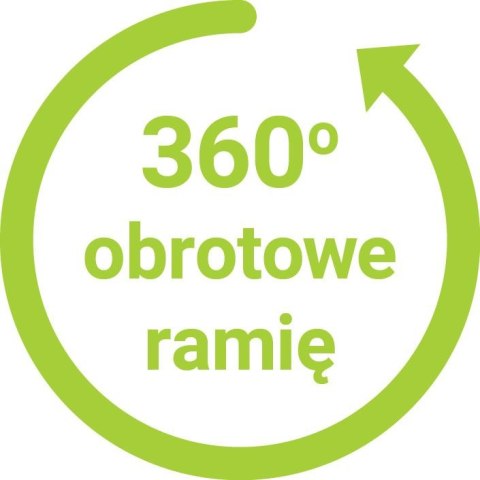 Zszywacz obrotowy 9629 czarny 12k. metalowo-plastikowy Eagle (110-1710)