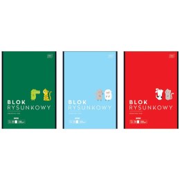 Blok rysunkowy BEBE KIDS A4 biały 100g 20k Interdruk (100g)