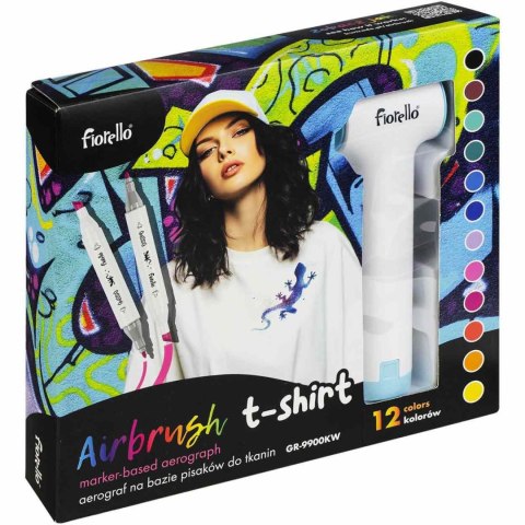 Marker specjalistyczny do tkanin + airbrush Fiorello (170-2865)