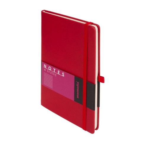 Notes (notatnik) A5 Memofix A5 krata 5904210083012 krata Antra (czerwony)
