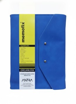 Organizer B6 MEMOFIX B6 kobaltowy Antra (NABUK)