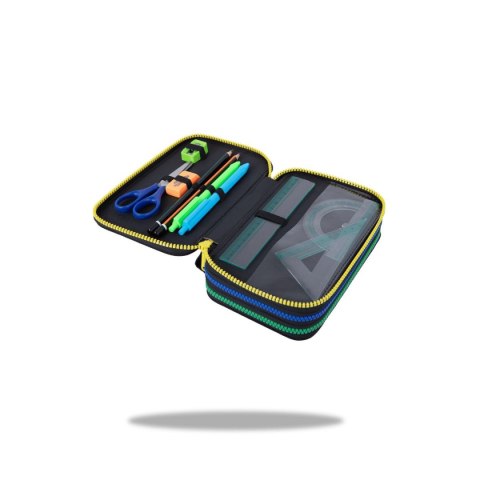 Piórnik CoolPack Jumper 3 BLACK NEON Patio (F067034)