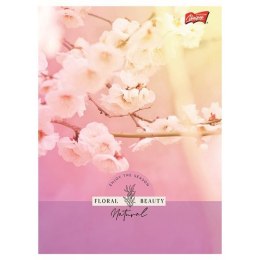Zeszyt A5 Floral Beauty 60k. 70g krata Unipap
