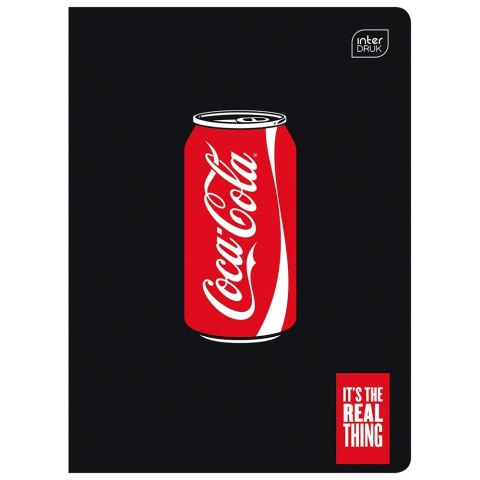 Zeszyt A5 HYBRID COCA COLA 60k. 70g krata Interdruk (ZE60KFG)