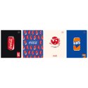 Zeszyt A5 HYBRID COCA COLA 60k. 70g krata Interdruk (ZE60KFG)