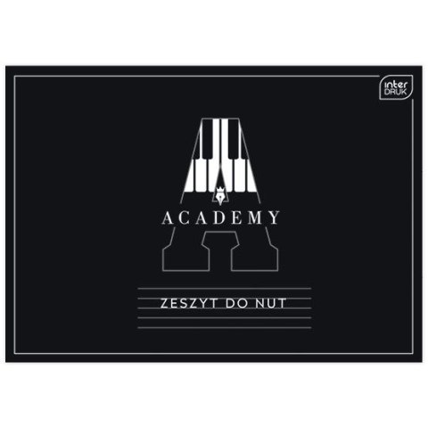 Zeszyt do nut A5 ACADEMY Hybrid 16k. 90g pięciolinia Interdruk