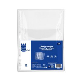 Koszulki na dokumenty ONE COLOR 100 szt A4 45 mic groszkowa A4 kolor: przezroczysty 45 mic. Interdruk (ZEA432K#PS)