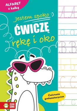 Książeczka edukacyjna Jestem spoko. Alfabet z kalką Zielona Sowa
