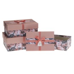 Pudełko na prezent Rozette (PUK-25191-PR set 3 pcs)