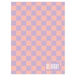 Zeszyt A5 CHECKERED VIBE 32k. 70g krata Unipap