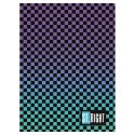 Zeszyt A5 CHECKERED VIBE 32k. 70g linia podwójna kolorowa Unipap